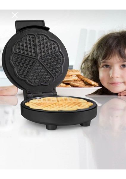Derin Plakalı 1000W Isı Kontrollü Waffle Makinesi, Şık Inox Tasarım modelleri