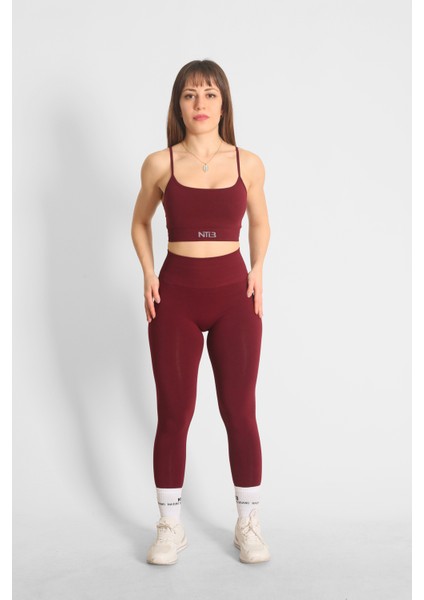 Ntb Yüksek Bel Dikişsiz Kalça Toparlayıcı Spor Tayt,fitness, Yoga, Pilates, Antrenman, Seamless fırsatları
