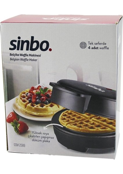 Siyah Belçika Waffle Makinesi, Pratik ve Şık Tasarım ile Evinizde Lezzetli Wafflelar fırsatları