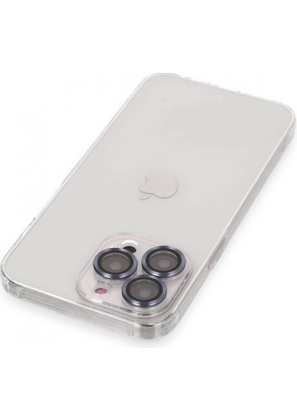 iPhone 13 Pro Max Kılıf Luko Lens Silikon - Sierra Blue modelleri