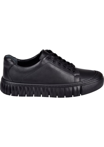 Hakiki Deri Erkek Spor Ayakkabı RAM-3902 Siyah fiyatları