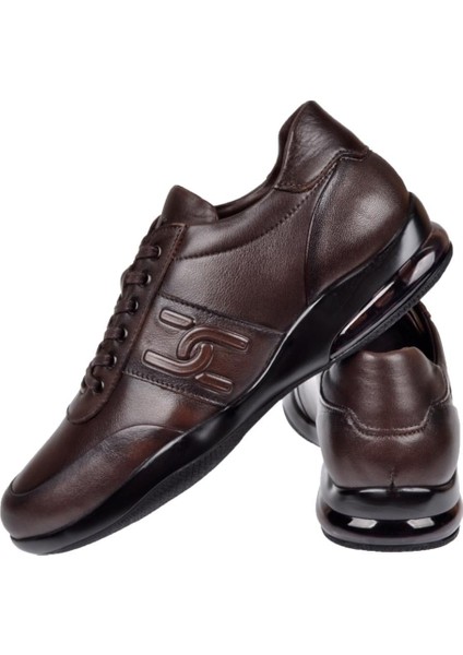 Hakiki Deri Erkek Spor Ayakkabı VOY-337 Kahve indirimleri