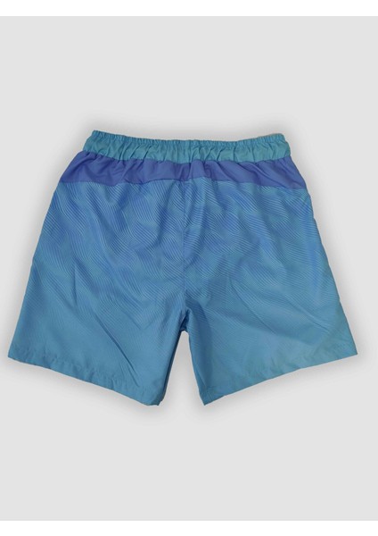 Erkek Mavi Çizgi Desenli Çok Amaçlı Sporcu Deniz Şortu, Havuz Şortu, Koşu Spor Şortu fiyatları