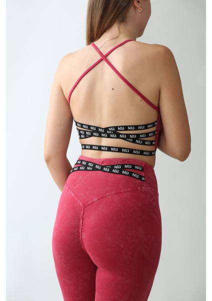 Kadın Sporcu Sütyeni - Seamless ve Toparlayıcı Sırt Detaylı Bra Acid Pembe fiyatları