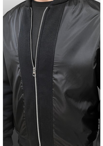 Siyah Erkek Mont Içi Pamuklu Pvc Kaplama Ön Panel | Fermuarlı Gizli Cep Detaylı fırsatları