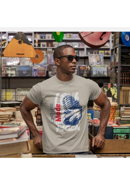 Limitless Mode Erkek Tişört – Motivasyon Yazılı, Rahat ve Şık