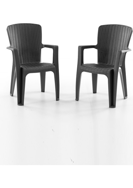 Side 2 Kişilik Rattan Masa Sandalye Takımı Siyah fiyatları