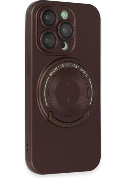 iPhone 13 Pro Kılıf Lukka Magneticsafe Kapak - Kahverengi fiyatları