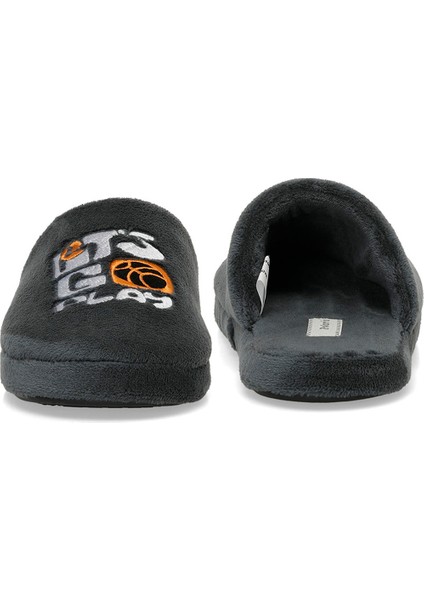 608080.M4PR Grı Erkek Ev Terliği