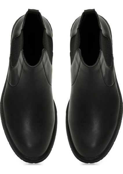 22946-1 4pr Siyah Erkek Klasik Bot