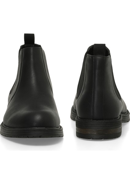 22946-1 4pr Siyah Erkek Klasik Bot