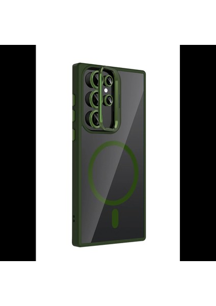 Samsung Galaxy S25 Ultra Remim Lensli Magsafe Standlı Kapak modelleri