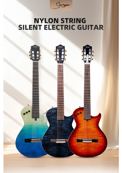 SMİGER ELEKTRO KLASİK GİTAR LE-C2E TBL