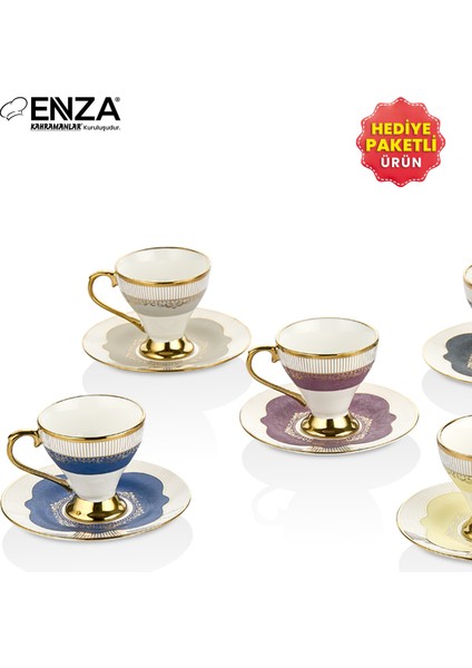 Ahenk 6'lı Porselen Fincan Takımı fırsatları