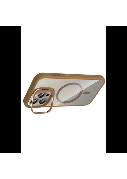 Apple iPhone 15 Pro Max Remim Lensli Magsafe Standlı Kapak modelleri