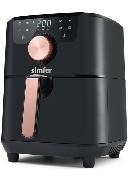Dijital Air Fryer 5l, Akıllı ve Şık Tasarım, Siyah Renk fiyatları