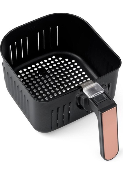 Dijital Air Fryer 5l, Akıllı ve Şık Tasarım, Siyah Renk