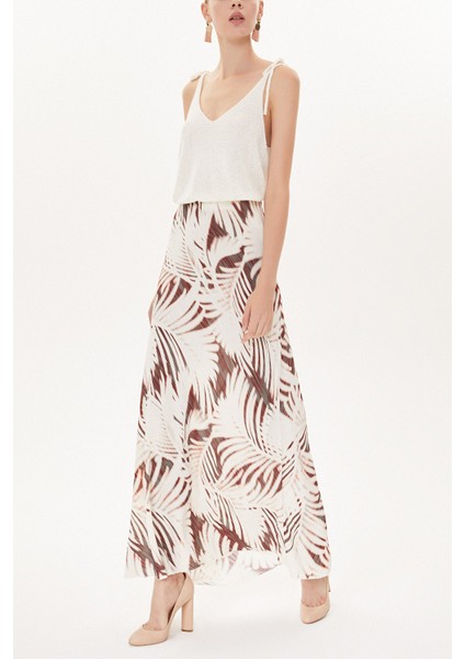 Gülkurusu Beli Lastikli Uzun Etek 81164 indirimleri