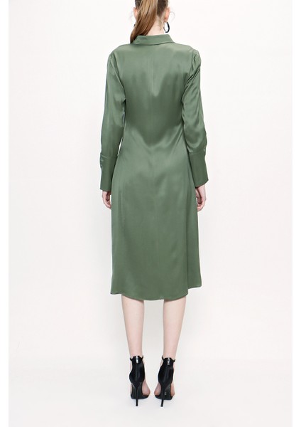Haki Gömlek Elbise 93765 fiyatları