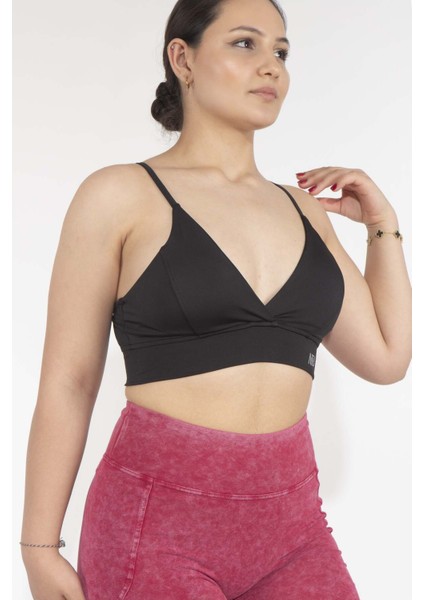 Kadın Dikişli Dekolteli Sporcu Sütyeni - Hızlı Kuruyan,yoga Bra,toparlayıcı Bra,antreman Bra