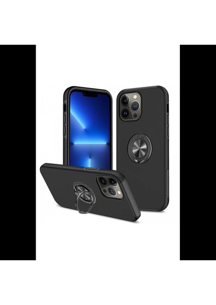 iPhone 13 Pro Kılıf Elit Yüzüklü Kapak