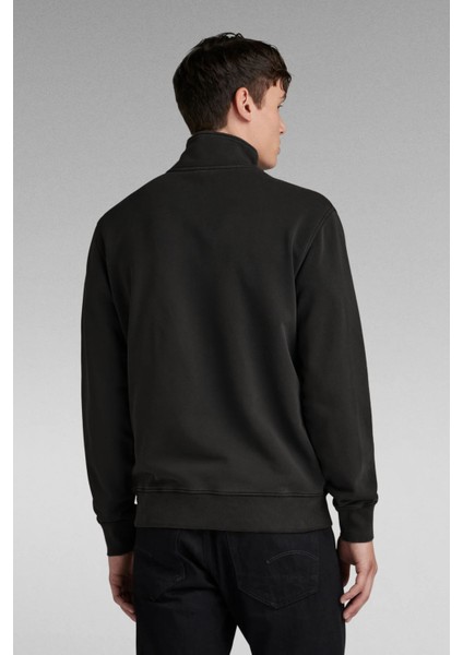 1/4 Fermuarlı Dik Yaka Sweatshirt |şardonlu 3 Iplik | Yaka Üzeri Şerit Detaylı fiyatları