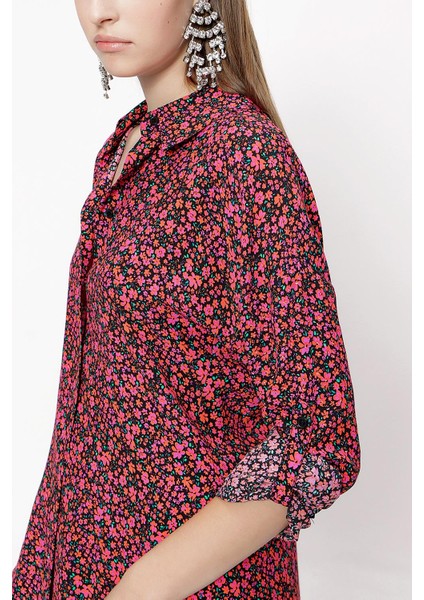 Fuşya Bol Kesim Gömlek 10814 fırsatları