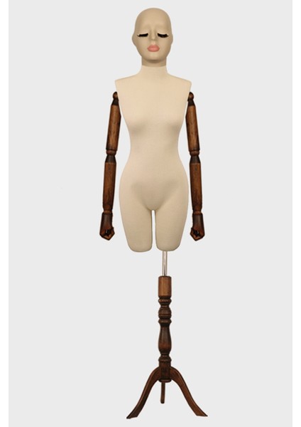 Kadın Yüksek Kalite Pantolon Giyebilen Özel Kafa Terzi Mankeni