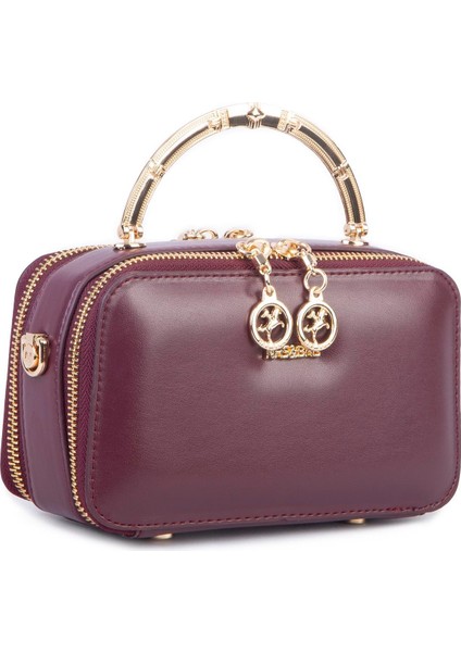 Kadın Mini El ve Çapraz Çanta Bordo (En :18 cm Boy:10 Cm) fiyatları
