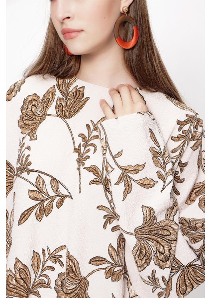 Bej Bol Kesim Uzun Elbise 94063 fırsatları