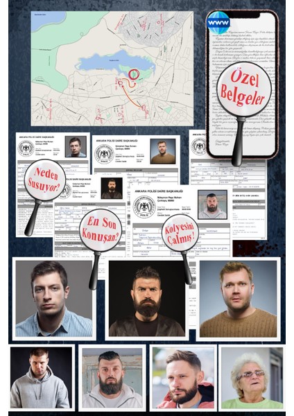 Düğün Günü Cinayeti Dedektif Oyunu Suçluyu Bulma Dedektiflik Oyunu, Cinayet Çözme Katili Bulma Oyunu modelleri