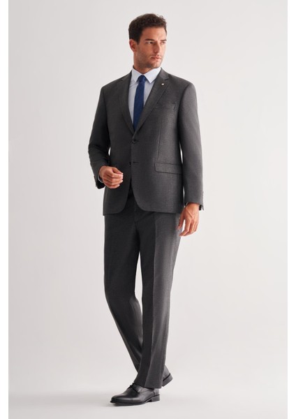 Koyu Antrasit 4 Drop Comfort Fit Classic Takım Elbise 1001255121 fiyatları