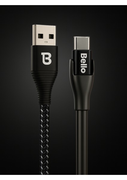 BA-02 Type-C 67w 5A Stand Aparatlı Hızlı Şarj Ve Data kablosu 1.2m