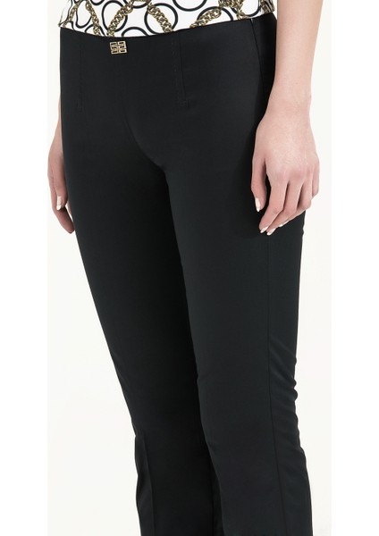 Lacivert Dar Kesim Pamuk Pantolon 40665 modelleri