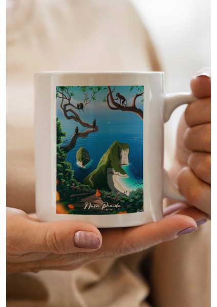 Nusa Penida- Bali Baskılı Premium Kupa Bardak