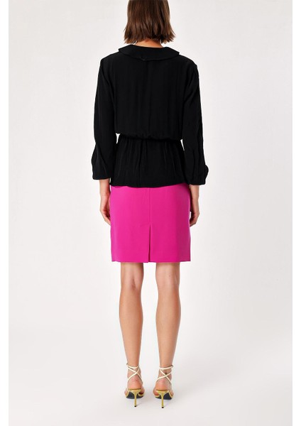 Siyah Bağcık Detaylı V Yaba Tunik 19717 fırsatları