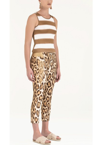 Leopar Leopar Desenli Pantolon 40904 fiyatları