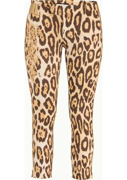 Leopar Leopar Desenli Pantolon 40904 indirimleri