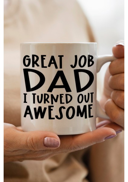 Great Job Baskılı Kupa Bardak