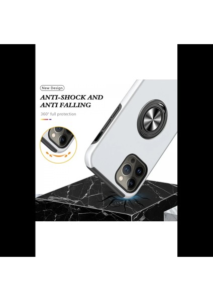 iPhone 13 Pro Kılıf Elit Yüzüklü Kapak