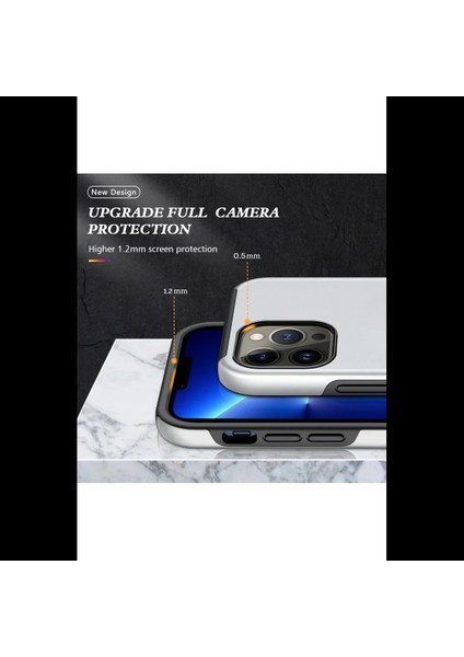 iPhone 13 Pro Kılıf Elit Yüzüklü Kapak