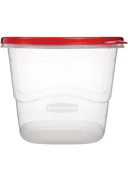 Takealongs Derin Kare Yiyecek Saklama Kabı – 7 Bardak / 1,65 L – Chili Tint – 2’li Paket