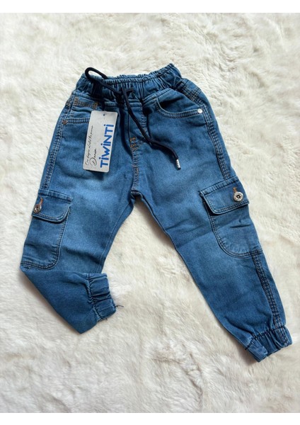 Beli Lastikli Kargo Tiwinti Kot Pantolon