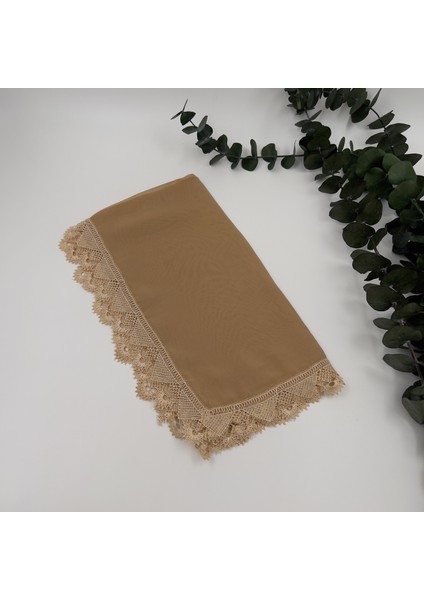 Kadın Anne Şifon Dantelli Iğne Oyalı Tesettür Namaz Mevlit Örtüsü ( Mevlit-Sünnet-Hac-Umre)