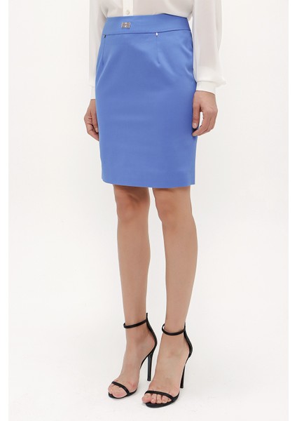 Mavi Pamuk Etek 80386