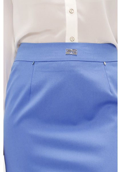 Mavi Pamuk Etek 80386