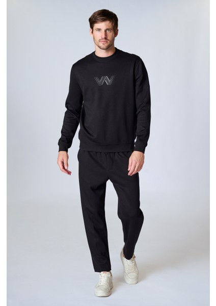 Esw 2931 Bisiklet Yaka Soft Touch (Yumuşak Doku) Scuba Kumaş Erkek Sweat fiyatları