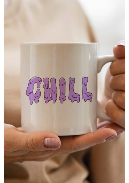 Chill Baskılı Kupa Bardak