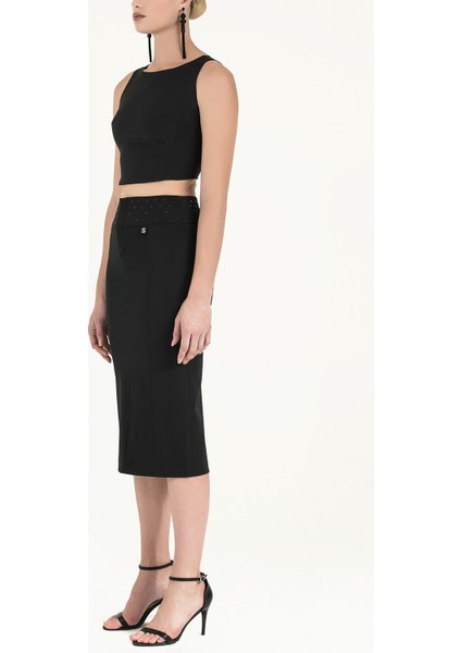 Siyah Dar Kesim Kalem Etek 80337 fiyatları