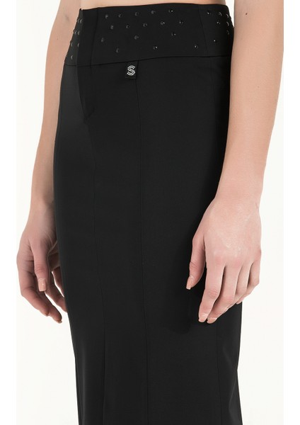 Siyah Dar Kesim Kalem Etek 80337 modelleri